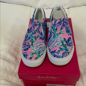 Lilly Pulitzer Women’s Lilac Rose Julie Sneaker 8.5 NIB